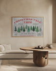 Poster - Christmas tree farm sign