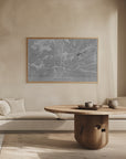 Poster - Map of Winston Salem (NC, USA) in gray vintage style