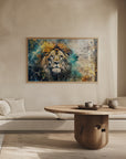 Plakat - Lion Animal Vintage Art Illustration Wallart 04