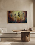 Plakat - African Sahara Art Vintage Style 4