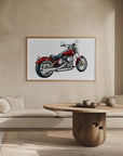 Poster - Red Motorbike 04