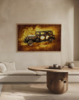 Plakat - Classic Car - Sepia Illustration 85