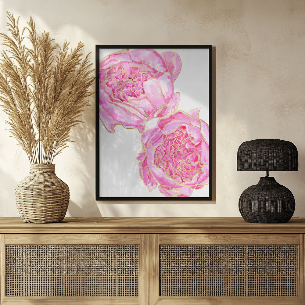 Poster - Sally&#39;s peonies