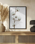 Poster - Watercolor cotton branch I