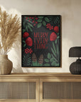 Poster - Merry everything in black