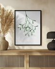 Poster - Watercolor mistletoe