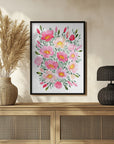 Poster - Winterlynn bouquet in pink