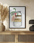 Poster - Holiday cookies in a jar