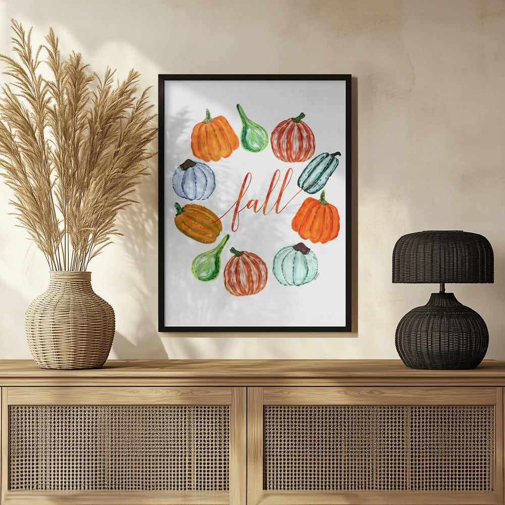 Plakat - Fall pumkins