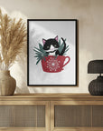 Poster - My cat Coco in a holiday mug