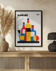 Plakat - Bauhaus Wine Print