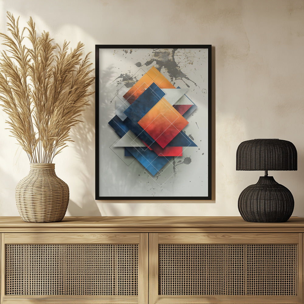 Plakat - Geometric Vintage Art 16