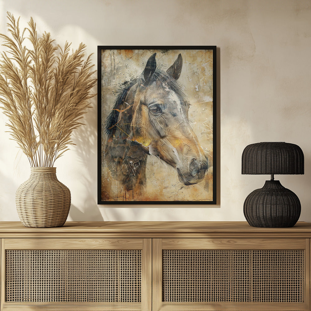 Poster - Horse Illustration 07