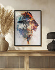 Plakat - Lion Africa Wild Animal Vintage Illustration Art 02