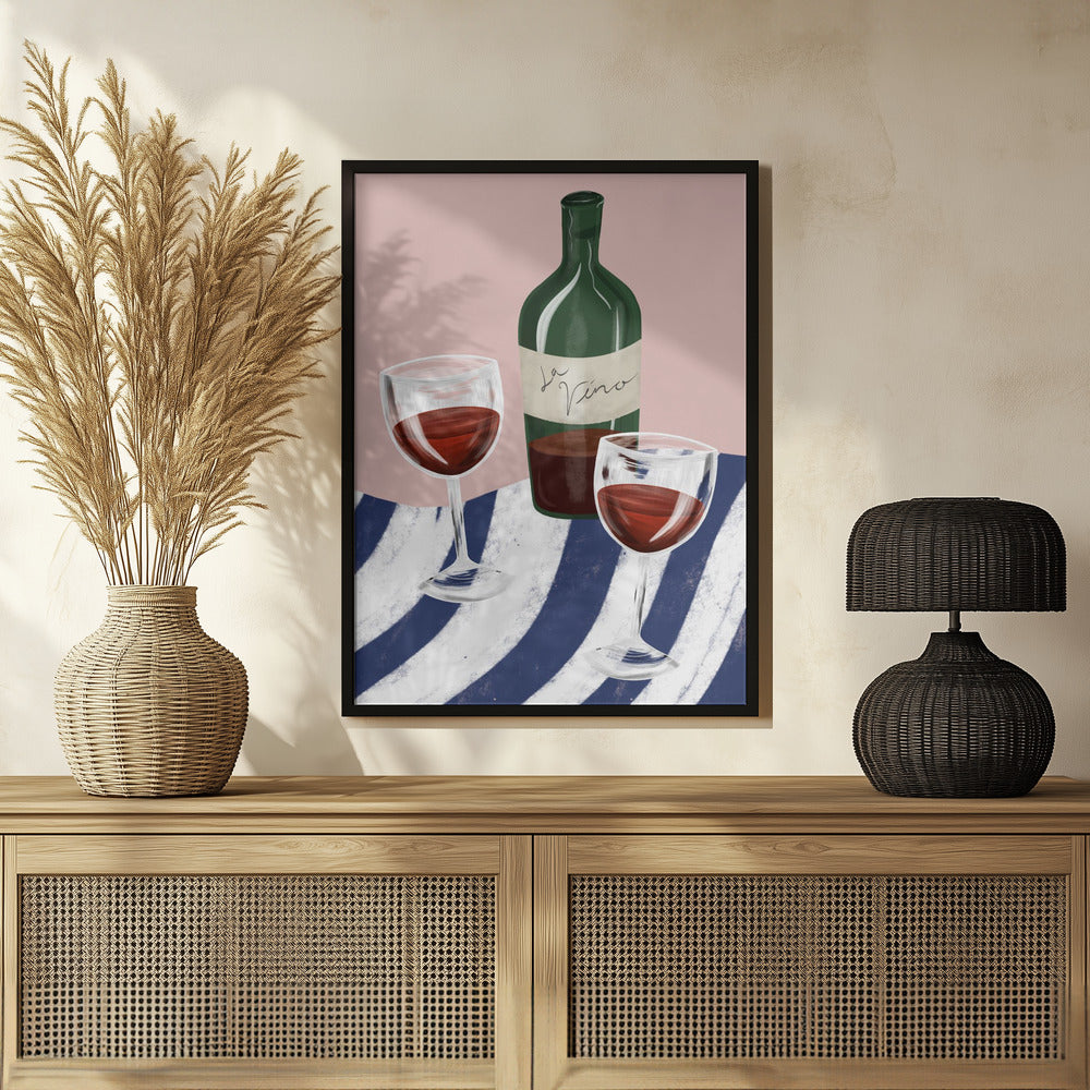 Plakat - Wine time