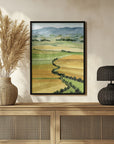 Plakat - Queniva patchwork landscape