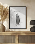 Poster - Cat wants Dinner - funny cat art