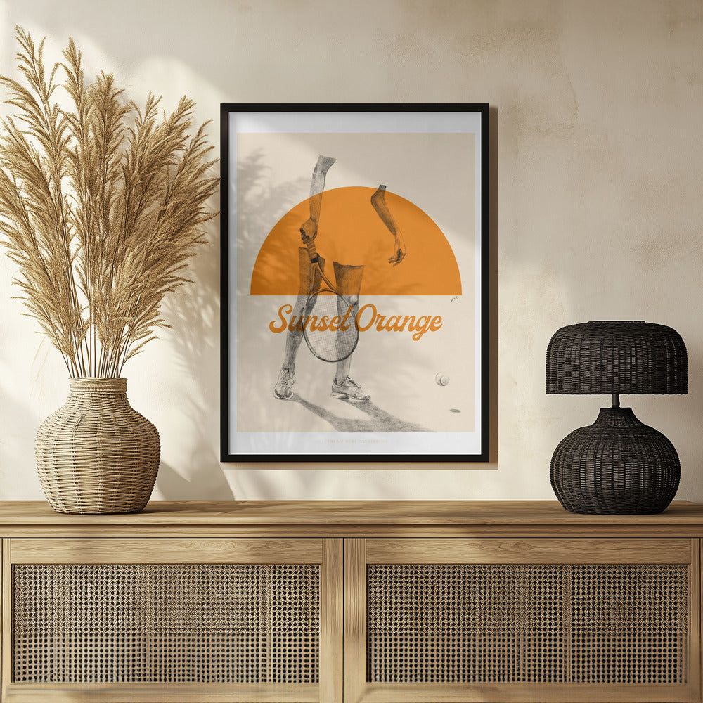 Plakat - Sunset Orange