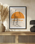 Plakat - Sunset Orange