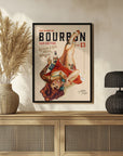 Plakat - Babes of Bourbon Vol 13 Rum Drinking Pinup Girl Art