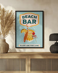 Plakat - Beach Bar Summer Tropical Cocktail Bar Art