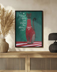 Plakat - Feline festive and fabulous