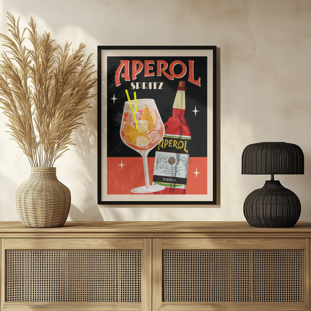 Plakat - Aperol Spritz_Black