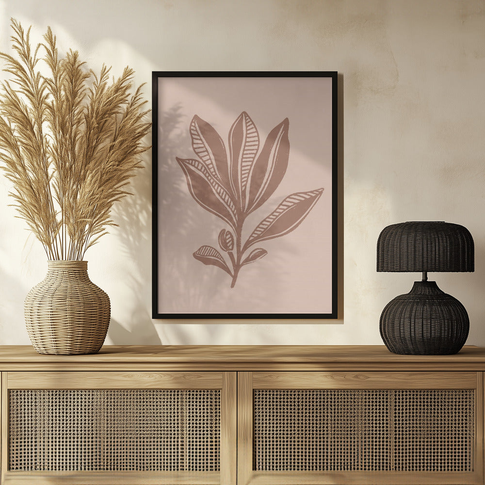 Poster - Mocha Foliage