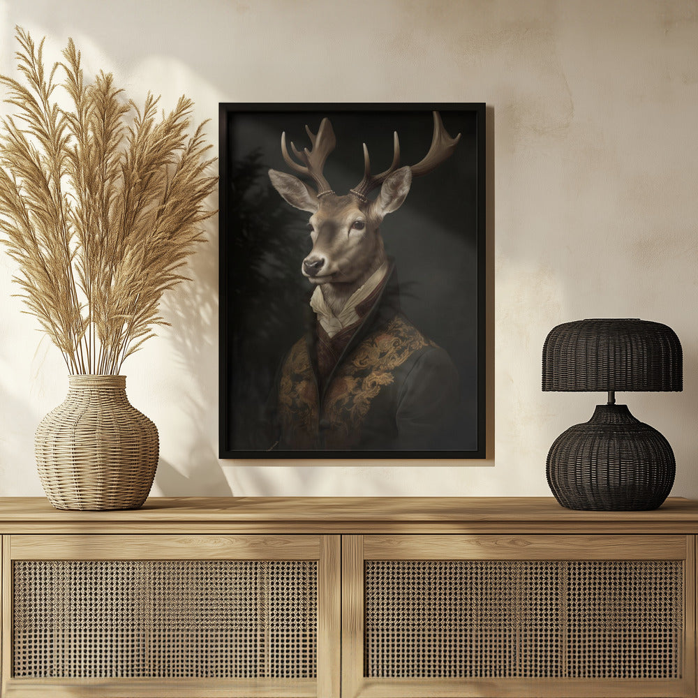 Plakat - Stag Portrait