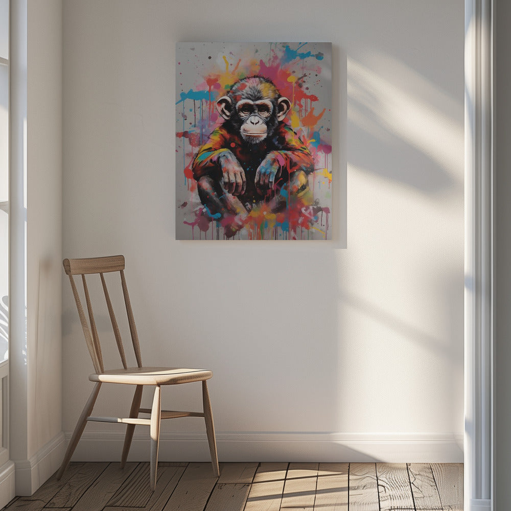 Canvas - Monkey Pop Art