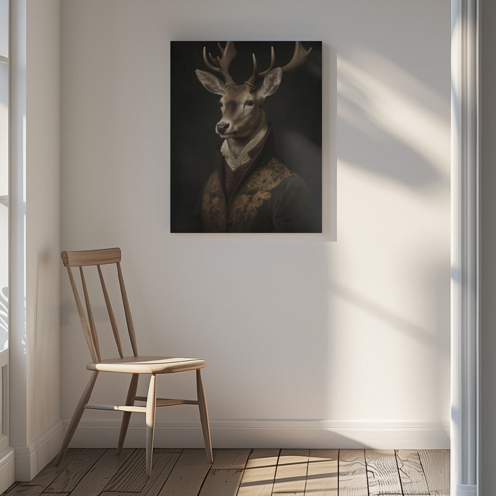 Canvas - Stag Portrait