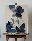 Canvas - Blue Dry Flowers