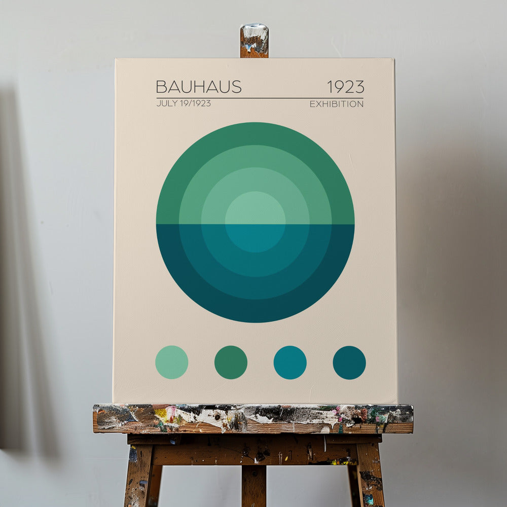 Canvas - Bauhaus Mavi Daire