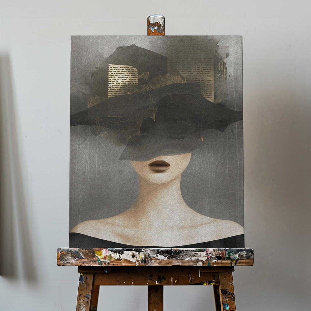 Canvas - Lady In Hat No 2