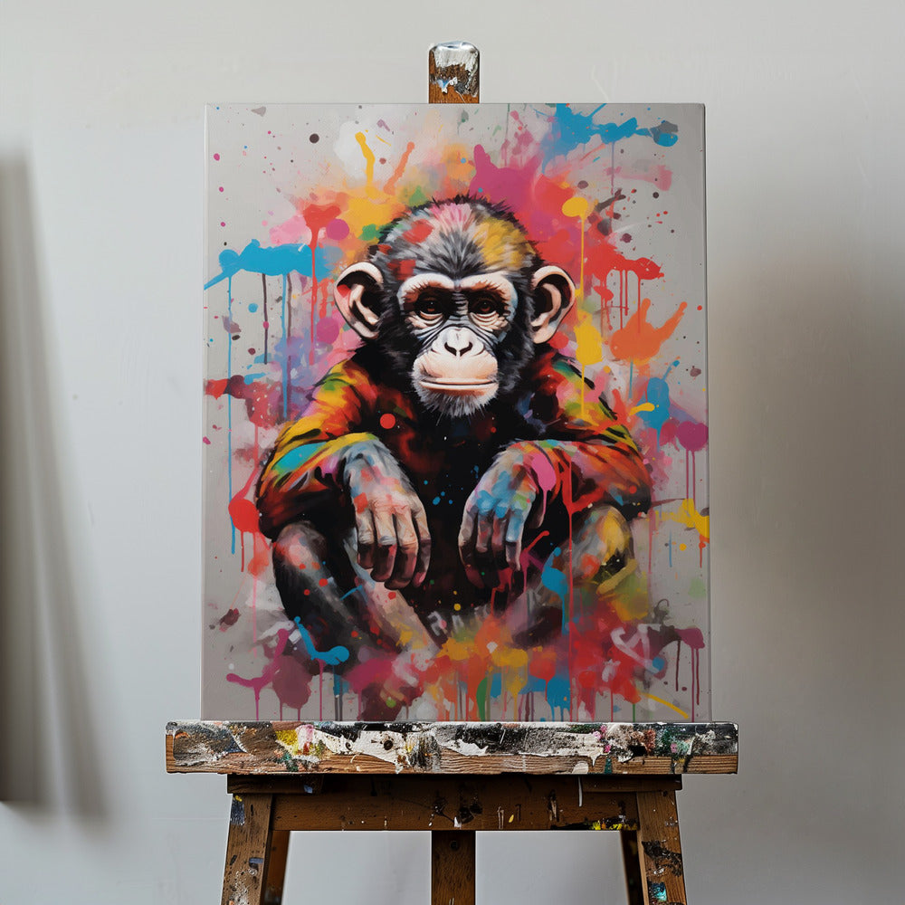 Canvas - Monkey Pop Art