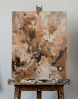 Canvas - Abstract Mocha No 1