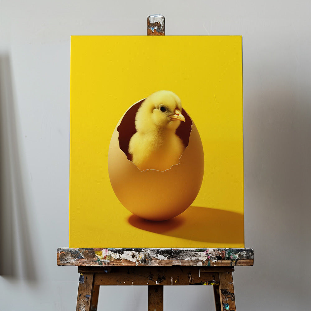 Canvas - Yellow Chicken