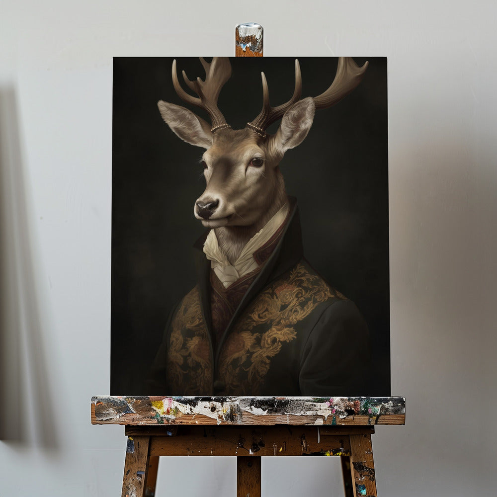 Canvas - Stag Portrait