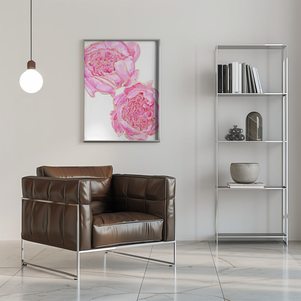 Poster - Sally&#39;s peonies