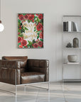 Poster - Merry and bright holiday roses