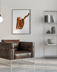 Poster - Orange cat Din 118