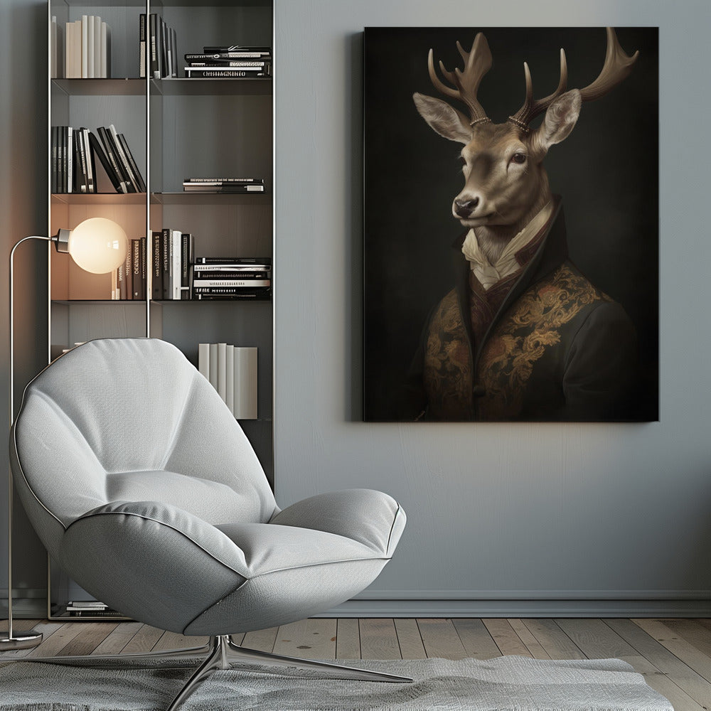 Canvas - Stag Portrait