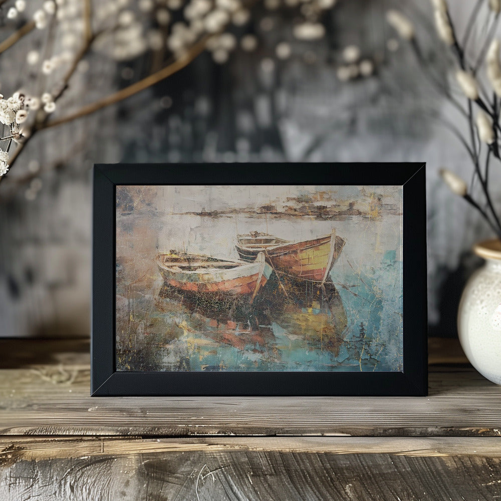 Plakat - Boats Sea Art Wallart