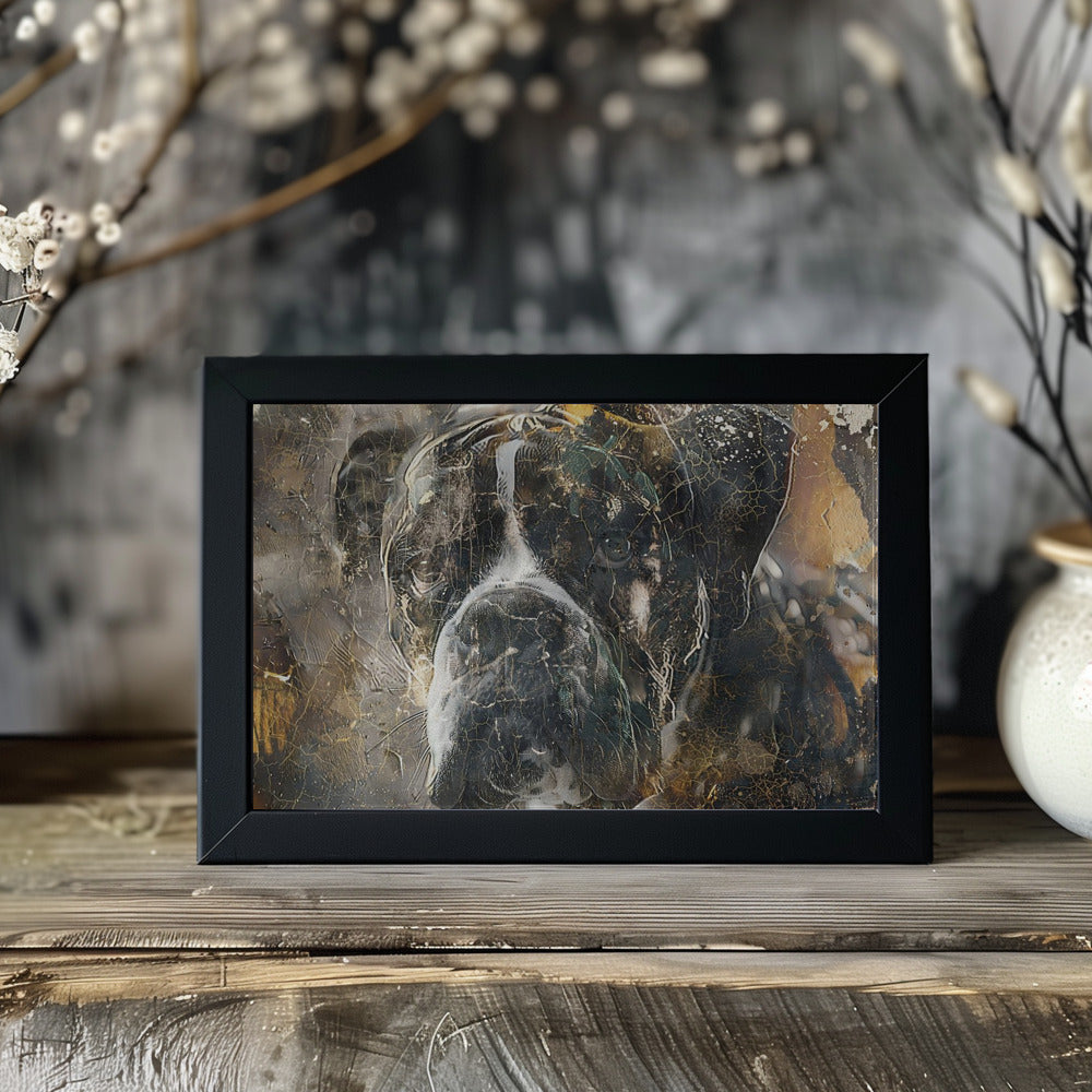 Plakat - Dog Animal Vintage Art Illustration Wallart 04