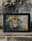 Plakat - Lion Animal Vintage Art Illustration Wallart 04