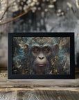 Plakat - Monkey Animal Vintage Art Illustration Wallart 06