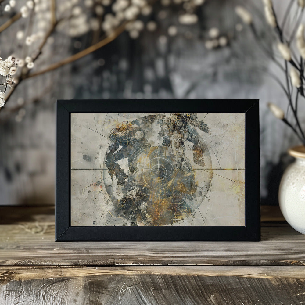 Poster - Surreal Fable Abstract Art Illustration Wallart 091