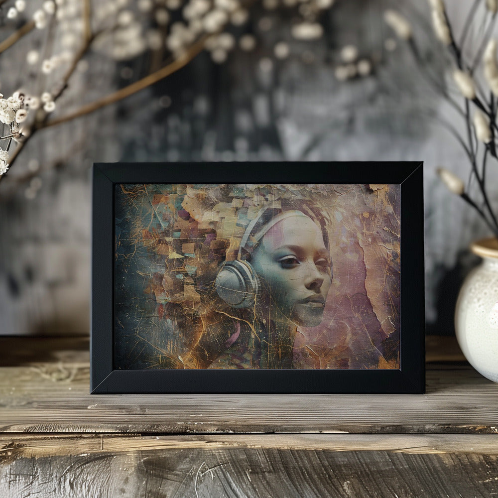 Poster - Woman Portrait Abstract Art Illustration Wallart 27