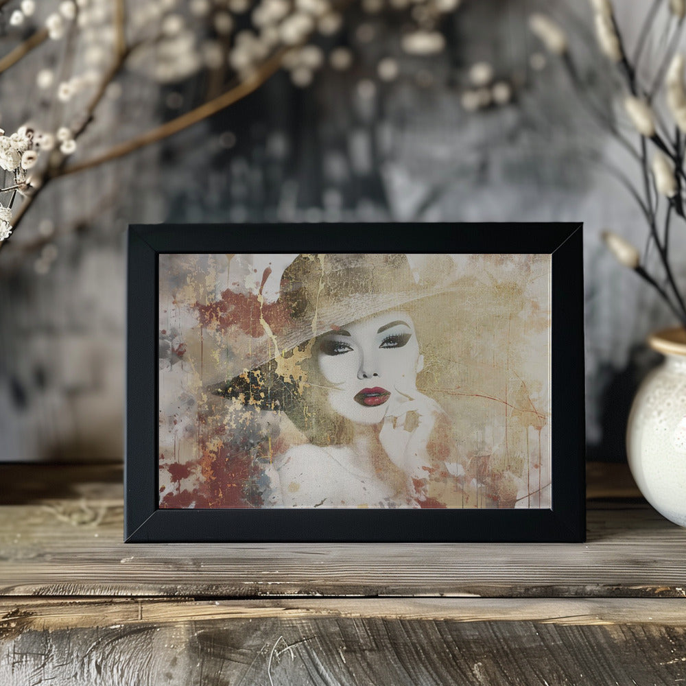 Plakat - Woman Portrait Abstract Art Illustration Wallart 42