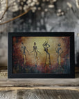 Plakat - African Sahara Art Vintage Style 4